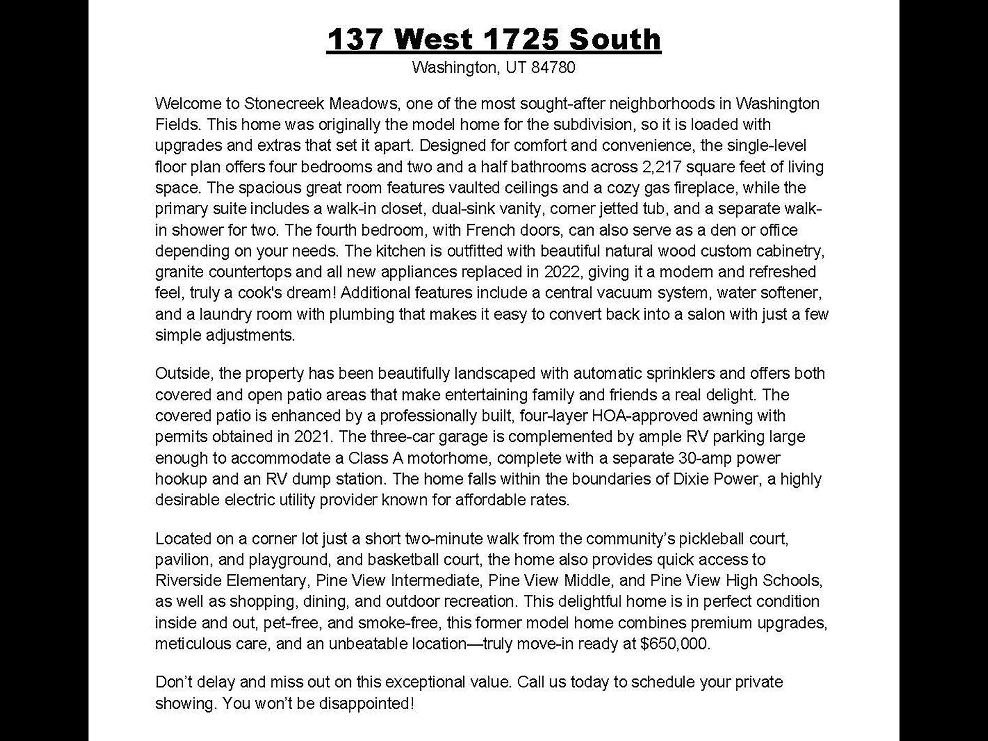 STONECREEK MEADOWS - Residential