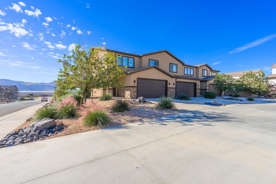 Welcome to this beautifully maintained 3 bedroom, 2.5 bath end-unit townhome, built in 2020 and full of upgrades! Enjoy a bright, open layout with soaring ceilings and a spacious feel throughout. The brand new water softener and reverse osmosis system (installed in 2024) add comfort and value. You'll love the roomy garage and the abundance of extra parking right outside your door. The private backyard patio offers a peaceful retreat with no rear neighbors. Located in a great neighborhood close to schools and conveniences—this is the perfect blend of comfort, location, and lifestyle. Come see why this one stands out from the rest!