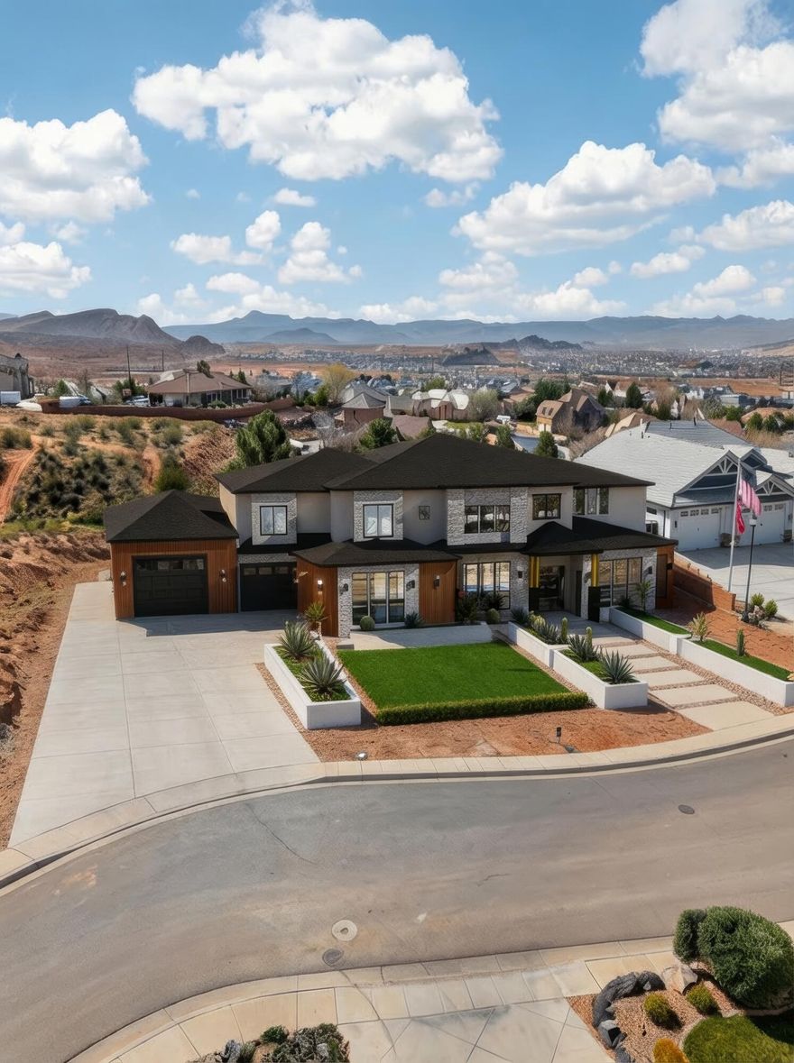 Introducing a stunning to-be-built custom home opportunity in one of the area's most desirable neighborhoods. Offering flexibility to purchase the lot separately or build your dream home with a thoughtfully designed plan.

This modern desert contemporary home features an open-concept layout with soaring ceilings and expansive windows that capture incredible views. The main level is designed for both everyday living and entertaining, with a spacious great room, a large kitchen and dining area, and a walk-in pantry for added convenience . The primary suite on the main floor includes a generous bedroom, spa-style bath, and walk-in closet.

Additional highlights include a dedicated office/study, a private guest casita with its own entrance, and a functional mudroom connecting to the oversized garages. Car enthusiasts and adventurers will love the attached RV garage (approx. 44' deep), along with additional multi-car garage space .

Upstairs offers additional bedrooms, a secondary master suite, and a unique open-to-below design overlooking the great room, creating an airy, connected feel throughout the home . A private balcony adds the perfect space to take in the surrounding views.

Outdoor living is just as impressive, with a covered patio and plenty of room to design your ideal backyard oasis.

Build this home as designed, customize it to fit your needs, or purchase the lot separately--this is a rare opportunity to create something truly special.