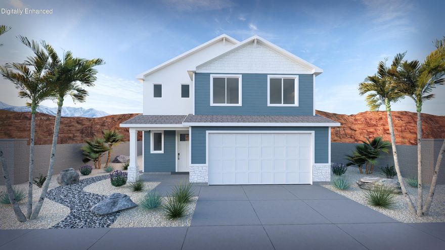 Welcome to the charming Emerald floor plan! This spacious residence boasts 3 bedrooms, and a loft, perfect for your family's needs. Located near Warner Valley, Stucki Farms and nestled next to Zion Shores Surf Park, you'll have endless recreational opportunities at your fingertips. The home also features 2x6 framing and R-50/R-19 insulation for extra heat/cooling efficiency year-round. Experience comfort and convenience in this fantastic Southern Utah home-schedule your showing today!