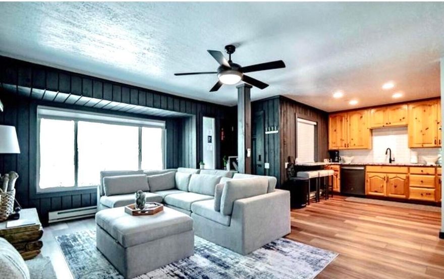 This beautifully fully furnished, turnkey mountain retreat is located in the highly sought-after Brian Head Village--just steps away from Bristlecone Park and the scenic community pond. Perfect as a full-time residence, vacation getaway, or short-term rental investment, this inviting condo combines comfort, convenience, and rustic charm.

Inside, you'll find two spacious bedrooms that comfortably accommodate up to five guests, along with two full bathrooms featuring upgraded granite countertops and modern fixtures. The open-concept living area provides the perfect gathering space, complete with a warm, gas-burning fireplace for those cozy winter nights after skiing or snowboarding. The kitchen is equipped with granite counters, quality appliances, and ample cabinetry--ideal for preparing meals before or after a day on the slopes.

Located near the Giant Steps ski lift (.3mile or approx. 7 minutes of walking)

Large windows bring in plenty of natural light and frame the spectacular mountain views, reminding you you're in one of Utah's most beautiful alpine settings. This condo is just minutes from Giant Steps Ski Resort and offers easy access to year-round outdoor recreation, including hiking, mountain biking, fishing, and snowshoeing.

Brian Head Village features great community amenities, such as a clubhouse with a relaxing hot tub and sauna, convenient on-site laundry facilities, and a BBQ area perfect for summer get-togethers. With its excellent location, mountain views, and turnkey furnishings, this condo captures the best of mountain living with strong rental potential.