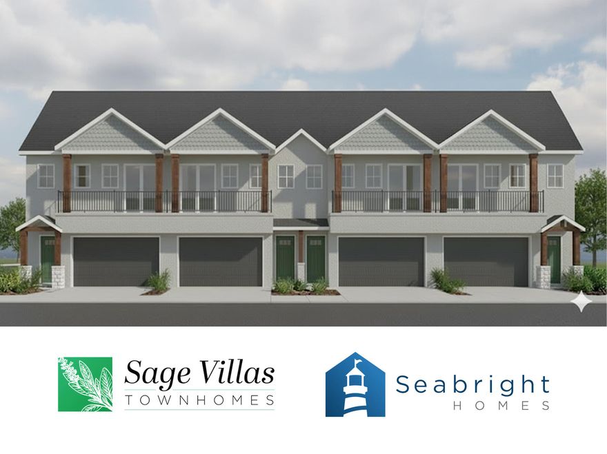 Seabright Homes presents a 4 bedroom, 2.5  bathroom, 3 car garage townhome in Ivins! With features including a fenced backyard, additional designated parking, and constructed in a cul-de-sac ... this is a must see! Sage Villas sits in Ivins with red mountain views and easy access to schools, parks, trials and grocery stores. Seabright Homes is currently offering a $5,000 Preferred Lender incentive. This townhome also qualifies for the SB240 Program for 1st time homebuyers, which can be up to $20,000.