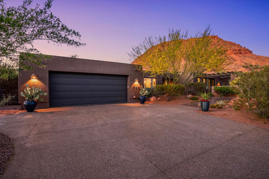 Discover perfect serenity in this stunning Kayenta-Ivins-Utah Retreat! Nestled against the Towering Red Cliffs, a beautifully remodeled home offers unobstructed Views. The Kayenta community delivers a true escape from the world- surrounded by dramatic red rock landscapes, endless blue skies & peacefulness of star-lit nights.  Completely transformed in 2026, the shines with all-new interior paint, refinished cabinets, hard wood doors and concrete floors. New Exotic Granite Counters, modern lighting and thoughtful updates create a fresh , contemporary feel.  The updated landscapes enhances the private yards, providing low-maintenance outdoor spaces perfect for relaxing & entertaining.  Private Custom Pool & Spa perfect for morning swims with cliff views or evening soaks under the stars.  This is more than a home- it's a lifestyle of peace, privacy & natural beauty!