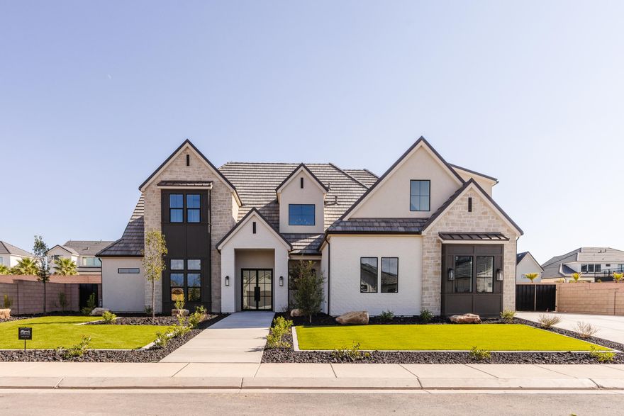 BRAND NEW CUSTOM, LUXE HOME WITH POOL & PICKLEBALL/BBALL COURT LOCATED IN LITTLE VALLEY'S PRESTIGIOUS ARBORS NEIGHBORHOOD. Primary suite includes oversized, freestanding tub, glass surround spa like shower, custom walk in closet. Features include quartz countertops throughout, custom cabinetry, wide plank, white oak wood floors, tall ceilings, custom lighting package, stainless steel appliances featuring 48' range cook top, fully fenced yard w/gates, main floor guest suite, main and second floor laundry rooms, 7 bedrooms plus second, upstairs great and laundry rooms. ARTIFICIAL TURF featured front and back with high end landscaping featuring POOL W/SPA, & PICKLEBALL/BBALL COURT by Sports Court of S UT. RV/Boat garage w 14 ft tall door. THIS HOME HAS IT ALL! Owner/Agent