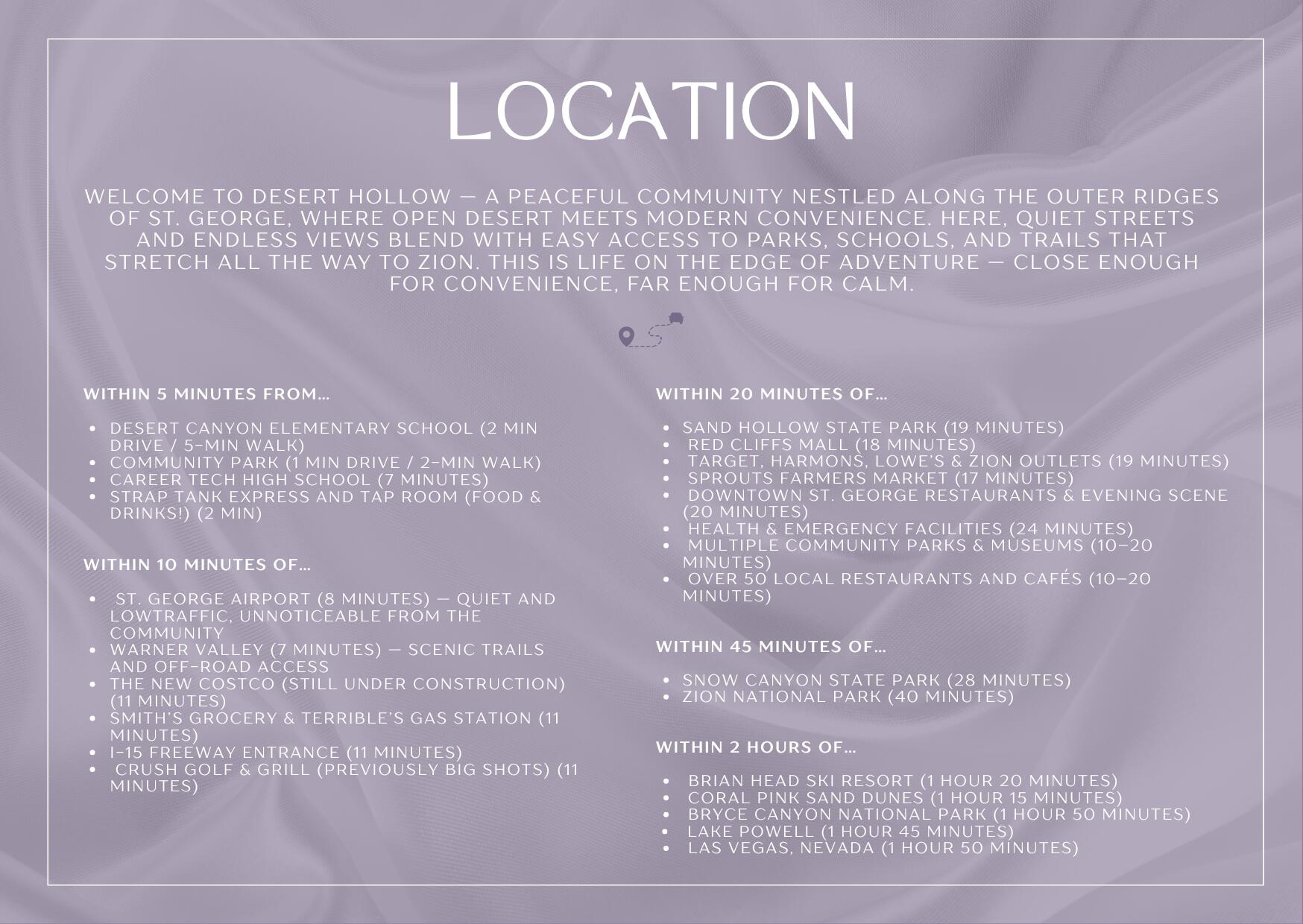 DESERT HOLLOW - Residential