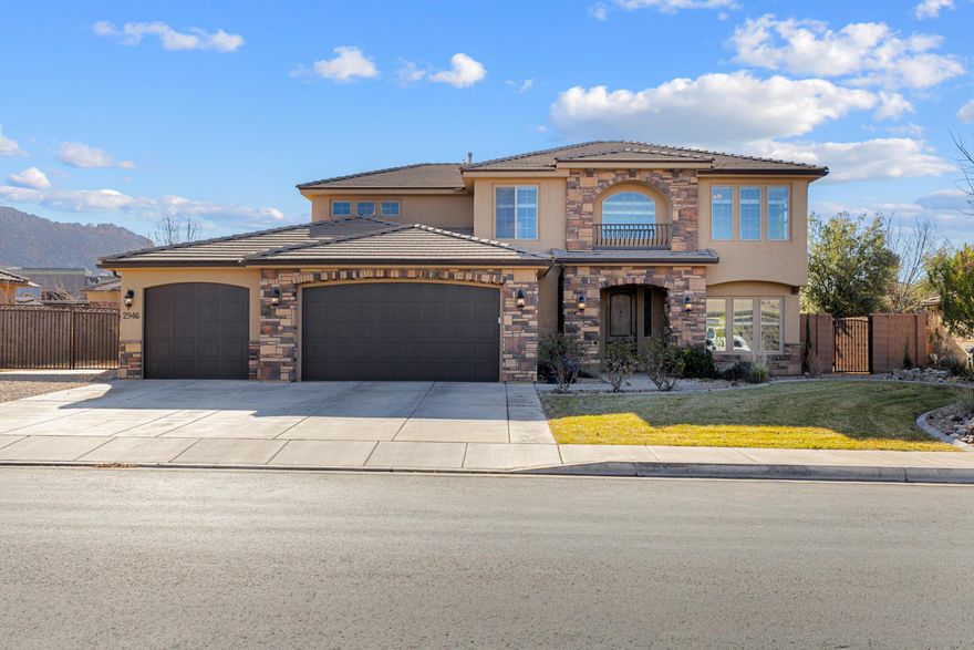 Located in the highly desirable Little Valley community, this spacious home offers 3,673 sq ft with 6 bedrooms and 3.5 bathrooms, plus a flexible layout designed for everyday living and entertaining. The 6th bedroom can also be used as a flex room, and a separate office/bonus room near the front entry is perfect for working from home or creating a quiet retreat. Enjoy a large pantry, ample storage throughout, and a relaxing primary suite featuring two closets and a soaking tub. Upstairs includes 5 bedrooms, 2 full baths, and a comfortable living area. Take in beautiful views, live close to neighborhood parks, and enjoy easy access to a nearby retail center with coffee shop, ice cream, a bakery, and fitness—this is the perfect place to settle in, spread out, and love where you live.