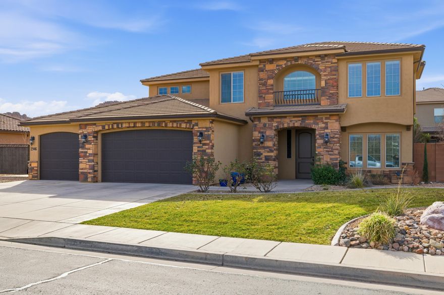 Located in the highly desirable Little Valley community, this spacious 3,673 sq ft home offers 6 bedrooms and 3.5 bathrooms with a flexible layout for everyday living and entertaining. The 6th bedroom can serve as a flex room, and a separate office/bonus room near the entry is ideal for working from home or a quiet retreat. Enjoy a large pantry, ample storage, and new carpet throughout the home. The primary suite features two closets and a soaking tub. Upstairs includes 5 bedrooms, 2 full baths, and a comfortable living area. Close to parks, beautiful views, and a retail center with coffee, ice cream, bakery, and fitness. Some photos virtually staged.