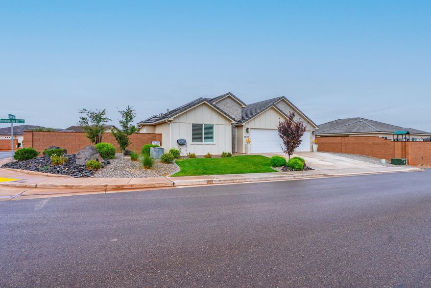 Luxury, flexibility, and unmatched upgrades—welcome to your new home in one of Washington City's most exciting master-planned communities.
This 4-bedroom, 3-bathroom residence is designed for both everyday comfort and resort-style entertaining. A highlight of the home is the full casita with private entrance, complete with its own laundry, kitchenette, and bathroom—ideal for multigenerational living & guests

At the heart of the home, the gourmet kitchen showcases Café appliances, including a 36'' gas cooktop with pot filler, custom vent hood, double dish drawer dishwasher, and a spacious pantry. The open floor plan flows seamlessly into a living area anchored by a custom built-in entertainment wall, combining elegance and function...(more) Upgrades throughout include porcelain tile flooring in every room, plantation shutters, central vac, water softener, and a 3-zone AC system for year-round comfort.
Outdoor living is equally impressive: a huge covered patio with natural gas hookups, ceiling fans and can lighting, and a fully fenced yard with room for a pool or sports court. There's also RV parking and a 3-car garage, with one bay designed as a finished flex spaceperfect for a gym, office, or workshop.
Every detail is thoughtfully designed, from ceiling fans and can lighting in every bedroom to smart utility features that make daily living effortless.
= Key Features
4 Bedrooms | 3 Bathrooms | 3-Car Garage
Full Casita with washer/dryer, cooktop, convection microwave, fridge & dishwasher
Chef's Kitchen with Café appliances, 36" gas cooktop, pot filler & custom vent hood
All Porcelain Tile Flooring - durable & elegant throughout
Huge Covered Patio w/ natural gas hookups, ceiling fans & lighting
RV Parking + fenced yard w/ room for pool & sports court
Custom Built-In Living Room Wall
Plantation Shutters, Central Vac, Water Softener, 3-Zone AC
BonusYou're in The Preserve at Alaia, two sparkling lakes perfect for paddleboarding, kayaking, swimming, and all kinds of water fun, this community invites you to embrace outdoor living at its best. Only minutes away, gather at the Farmhouse or catch a wave at the Zion Shores PerfectSwell® Surf Parkbringing world-class, shark-free surfing to every skill level.