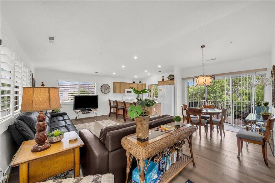 Perfectly Maintained condo in Las Palmas Resort St. George has been owned by the same family since 2013. This fully furnished 3rd floor end unit includes a large balcony, vaulted ceilings, and open floor plan. 

Improvements within the past 4 years include granite countertops and commercial grade LVP flooring throughout, custom wood shutters, replaced the master tub with a custom shower + glass enclosures in both bathrooms, new shower valves and faucets, epoxy deck, inside paint and new baseboard molding, built-in custom full-sized bunk beds, new furnace and AC, water heater, and water softener, plus a new front door & lock, and all new doorknobs and hinges.

Las Palmas is southern Utah's original classic resort vacation getaway. The lifestyle includes pools (heated year-round), hot tubs, clubhouse and fitness center, tennis, pickleball, racquetball and volleyball courts, parks, playgrounds, picnic areas and plenty of open space. Las Palmas is close to hiking and biking trails, multiple golf courses, Snow Canyon State Park, and Tuacahn Outdoor Amphitheater. Zoned for vacation and short term rentals.