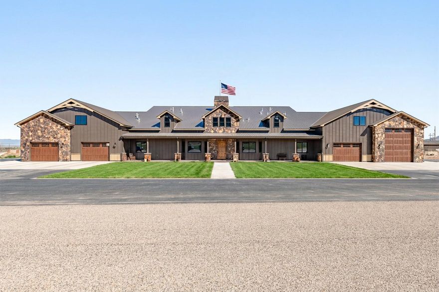 If you've been waiting for something with real space, this is it! Set on just over five acres in Broken Spur, this newly built estate (2024) offers nearly 10,000 square feet of living space designed for those who need room for everything--and then some. The main residence is expansive and well-appointed, complemented by a separate 3-bedroom, 3-bath apartment within a dedicated workshop structure, offering flexibility for guests, extended living, or on-site support. A spacious bunkroom adds even more versatility. For those who need serious garage and storage capacity, the property delivers in a way few can. A 16-car garage with a pull-through RV bay is paired with a 4-bay workshop, creating space for collections, equipment, or business use without compromise. The grounds are equally functional, featuring a corral and small barn, making the property well-suited for animals or a variety of rural lifestyle uses. Properties of this scale, with this level of infrastructure and flexibility, are rarely available. It's the kind of place that doesn't ask you to scale back your lifestyle--it gives you the space to fully live it.