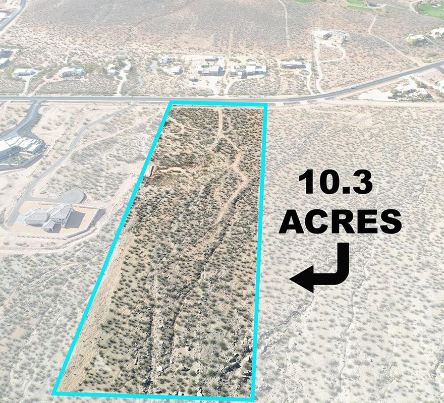 Rare 10.3-acre parcel in coveted Moccasin Flats in Hurricane with sweeping Pine Valley Mountain and red rock views. Lot #4 in our opinion is the best view lot in Moccasin Flats. You need to see the amazing view for yourself! Ideal for a private estate with room for a custom home, shop, toys, animals or garden space. Enjoy close access to Sand Hollow for boating and dunes, Warner Valley OHV trails and world-famous Zion National Park for hiking and sightseeing. Love to golf? The property is just down the road from Copper Rock Golf Course! Quick Southern Parkway access to St. George Regional Airport, St. George and  Hurricane.. Near Sky Ranch with hangars and a private airstrip for aviation enthusiasts and frequent travelers. Hard to find acreage with space, views and long-term upside