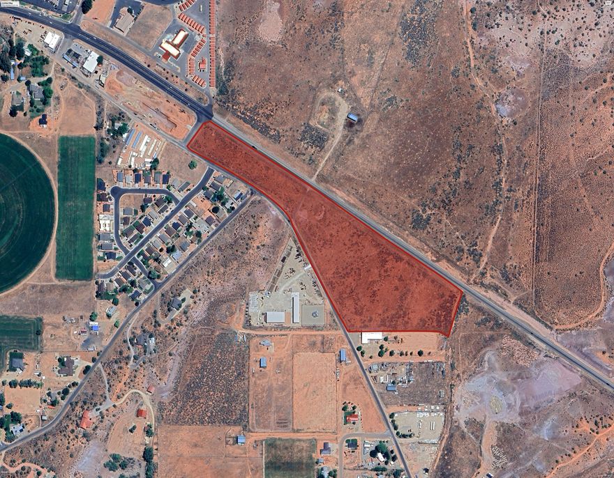 Exceptional 14.83-acre commercial offering comprised of two combined parcels (K-310-1 & K-310-2), located at the high-traffic intersection of Hwy 89 and Chinle Dr in Kanab, Utah. Zoned C-3 Commercial, this property offers excellent highway frontage, visibility, and access along one of Southern Utah's busiest travel corridors. Hwy 89 serves as a primary route to Zion National Park, Bryce Canyon, Lake Powell, and Grand Staircase-Escalante, providing strong year-round tourism exposure. Suitable for a wide range of commercial and tourism-oriented uses. Buyer to verify all information including zoning, acreage, utilities, access, and permitted uses. Information deemed reliable but not guaranteed.