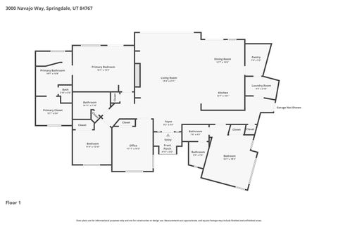 Tiny photo for 3000 NAVAJO Way, Springdale, UT 84767 (MLS # 26-273069)