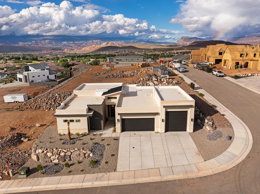 BRAND NEW MOVE-IN READY HOME with all the upgrades! Stainless steel appliances, spacious rooms, 3car garage + RV parking. Conveniently located close to schools, shopping, Sand Hollow & Zion state & nat'l parks, & all the beauty of Southern Utah! Floor plans in Documents section of listing.