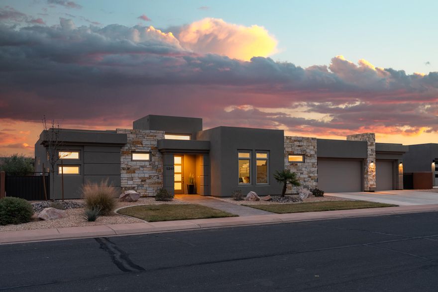 Live where others vacation. Located in The Dunes at Sand Hollow Resort, this spacious, well-maintained 4-bedroom,2.5-bath home is being sold fully furnished, offering true move-in readiness and effortless resort-style living. Whether you're seeking a primary residence or the perfect Southern Utah retreat, this home delivers both comfort and convenience.

The open-concept kitchen flows seamlessly into the expansive family room, creating an ideal space for entertaining or unwinding after a day outdoors. The generously sized primary suite features a spa-inspired ensuite with a garden tub and separate shower. Flexible secondary bedrooms provide options for guests, hobbies, or a dedicated home office.
An extra-deep garage with 8-foot doors offers ample room for boats, side-by-sides, and all your adventure gear. The fully enclosed backyard is professionally landscaped for low-maintenance living.

Enjoy quick access to Sand Hollow Reservoir, championship golf at Sand Hollow Golf Course, miles of scenic desert trails, and approximately 24 miles to Zion National Park. Here, you're at the center of Southern Utah's most sought-after recreation -- while still enjoying the peace of a quiet residential setting.
