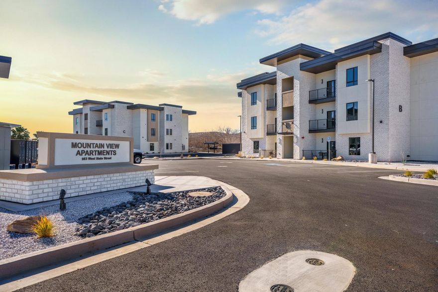 LIMITED-TIME PROMOTION: 1st moth RENT FREE! Spacious 2 bed, 1 bath apartment. Ground floor, second floor and third floor units available. Units include all new appliances including washer and dryer, internet, private patio, window coverings, dedicated parking, pickleball court and dog-park access. Walking distance to SunTran bus system, Coral Cliffs Entertainment Center, Starbucks, restaurants, shopping and Hurricane schools.  Be the first to call this brand-new apartment home! Pets allowed with required pet interview. There is an additional $100/month pet rent/park-access and $500 pet deposit (per pet / 2 max). Reoccurring Monthly Fees include: Internet ($40), Parking ($25), and Parcel Lockers ($5).