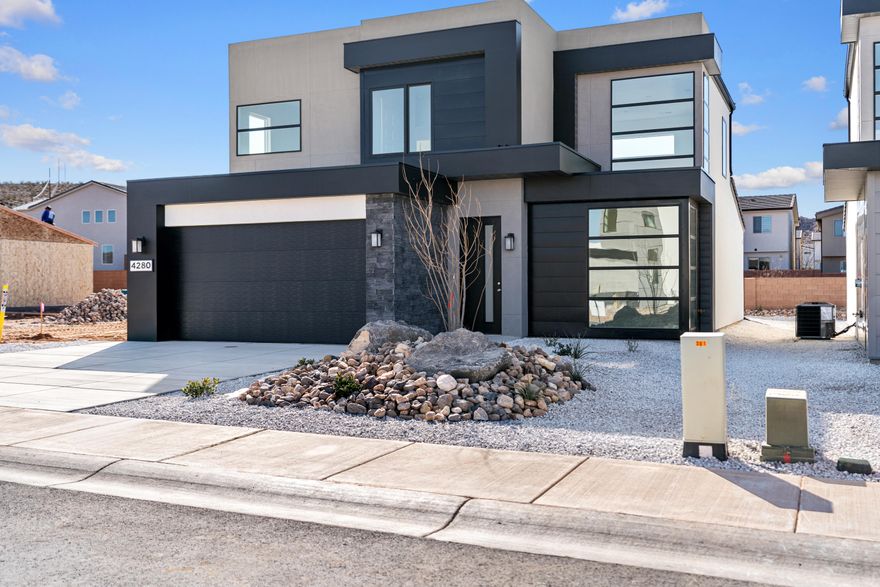 4 bed with Primary on the main level, 2.5 bath home with a 2-car garage in the brand-new Desert Reflection community by Salisbury Homes. Features include EVP flooring in main living areas and bathrooms, upgraded carpet in bedrooms, quartz countertops throughout, stainless steel gas appliances (fridge not included), modern cabinets, and kitchen backsplash. Community park, trails, and amenities nearby. NOTE: Interior and exterior finishes are predetermined and may change. Photos are examples of the finishes are also subject to change. TAKE ADVANTAGE OF A $7,000 LENDER INCENTIVE AND GET A LOWER RATE! Buyer/agent to verify all info.