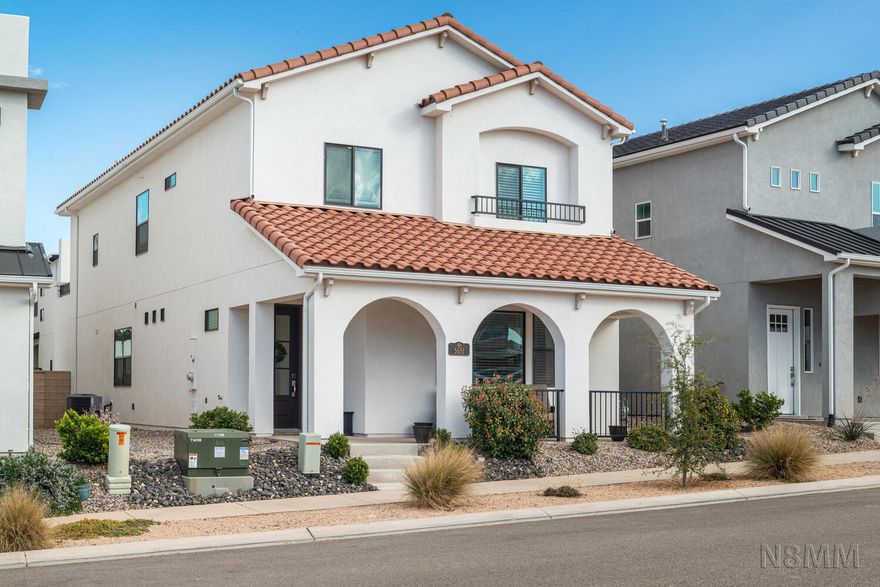 Experience elevated living on Garnet Drive in Desert Color with this beautifully appointed 4-bedroom, 2.5-bath home that perfectly blends comfort, style, and resort-inspired amenities. Enjoy a beautifully updated kitchen featuring $10K in new cabinetry, offering modern finishes and improved functionality. What truly sets this property apart is the lifestyle that comes with it. Residents enjoy exclusive access to a breathtaking 2.5-acre private lagoon featuring pristine white sand beaches and crystal-clear water. Spend your days swimming, kayaking, or paddle boarding just moments from your front door. It's like living at a luxury resort-without ever leaving home. In addition to the lagoon, the community offers multiple pools, relaxing hot tubs, expansive parks and manicured lawns, scenic walking and biking trail systems, and a vibrant calendar of community events and activities.
