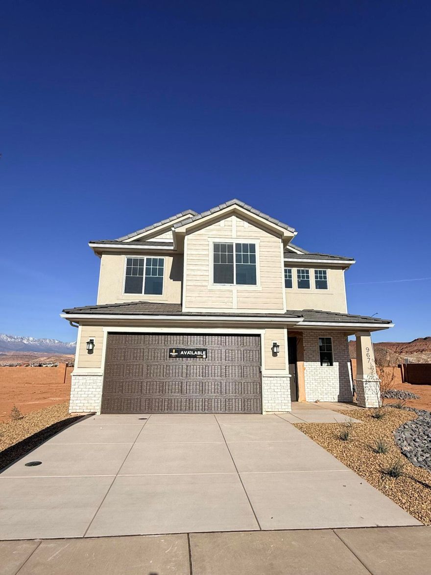 Welcome to the Jasmine, your desert paradise at The Preserve at Alaia (formerly known as Stucki Farms). Adjacent to the stunning and luxurious surf club at Zion Shores! This exceptional neighborhood offers a perfect blend of modern living and outdoor adventure. Situated near exciting off-roading trails, minutes from St. George, and only 45 minutes from Zion National Park! This Visionary home is built with 2x6 framing and R-50/R-19 insulation for extra heat/cooling efficiency year-round. Experience the joy of living in a vibrant community designed for those who appreciate nature, quality craftsmanship, and a convenient lifestyle.