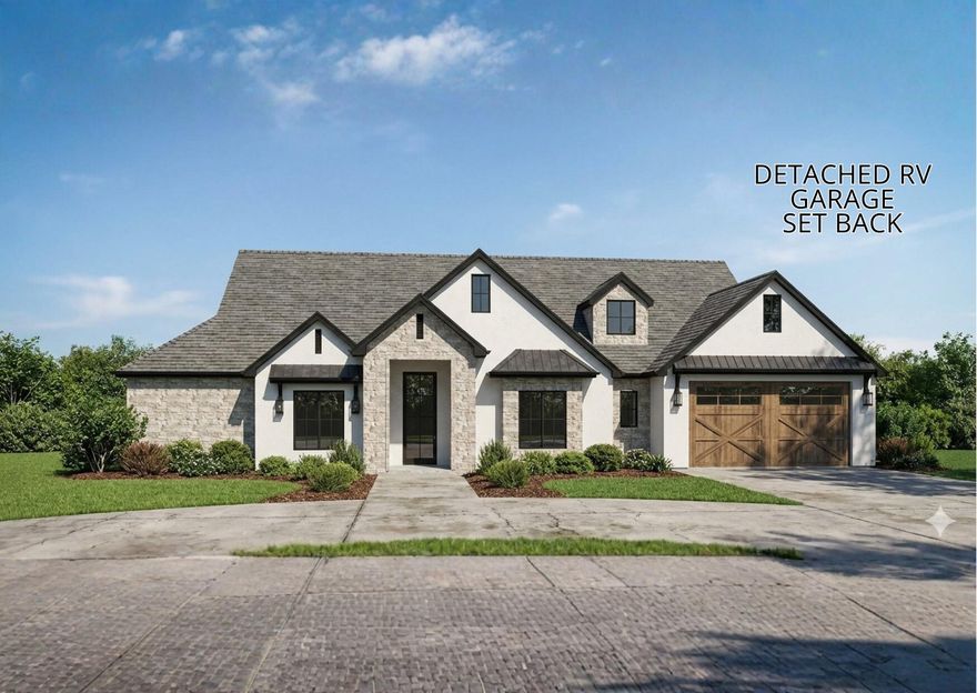 THIS IS A TO BE BUILT! MEANT TO BE A CUSTOM OR SEMI CUSTOM. BUILD TIME EST. AT 4-6 MONTHS. Come create the home of your dreams working along side our in-house design team or choose one of our design packages. Designed with both purpose & polish in mind, this home offers a very rare blend of flexibility and thoughtful design. The oversized DETACHED 55' x 18' RV garage features 14' tall doors & plenty of room for recreational vehicles, toys, & gear, + an unfinished, 471 sq ft bonus loft space that can adapt as a workout area, lounge, pool room, or additional storage. Tucked behind the detached RV garage, the single level casita adds another layer of functionality. Conveniently located just 5 minutes from SR-7, 7 minutes from Lin's Grocery Store, and 10 minutes to Sand Hollow.