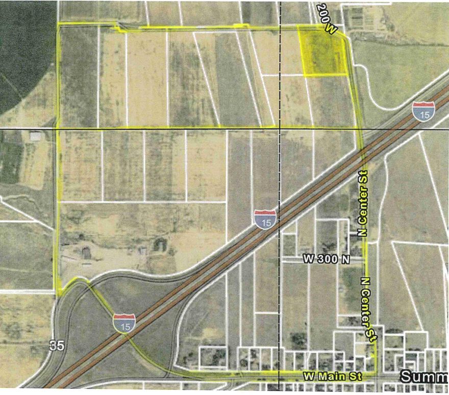 Opportunity Knocks! 1-15 land right off exit. Parcel 2 (6.53 acres) Zoned residential. From 5 acres to 100 acres available with water. 1 acre foot will go with each lot purchased. Unlimited potential. Seller financing available with 25% down. Call listing agent for details. Buyer to verify.