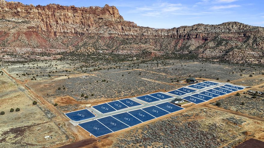 **SELLER FINANCING & SELLER SUBORDINATION AVAILABLE! CALL FOR DETAILS**Welcome to the Heights Subdivision, where your dream home awaits! Escape the hustle and bustle of the city life and plunge yourself in the breathtaking, jaw-dropping views of the Red Mountains. Our new, improved lots come with all utilities stubbed in, making it easier than ever to build your perfect home on paved roads. Choose from a variety of floor plans with our builder or bring your own and imagine the endless possibilities. Conveniently located just minutes from schools and grocery shopping, these lots offer the perfect blend of convenience and tranquility. Enjoy tons of nearby hiking, biking, and ATV trails. Lodged at a 5,000 ft elevation that provides stunning terrain and a favorable climate. Situated just off the edge of town, you'll be close to five National Parks, Sand Dunes, and within a short drive to Lake Powell (90 minutes), the Grand Canyon (60 minutes), Zion (45 minutes), Kanab (30 minutes), and St. George (40 minutes). Don't miss this opportunity to secure your own dirt and put a fence around it! Ask about the builder's incentive!