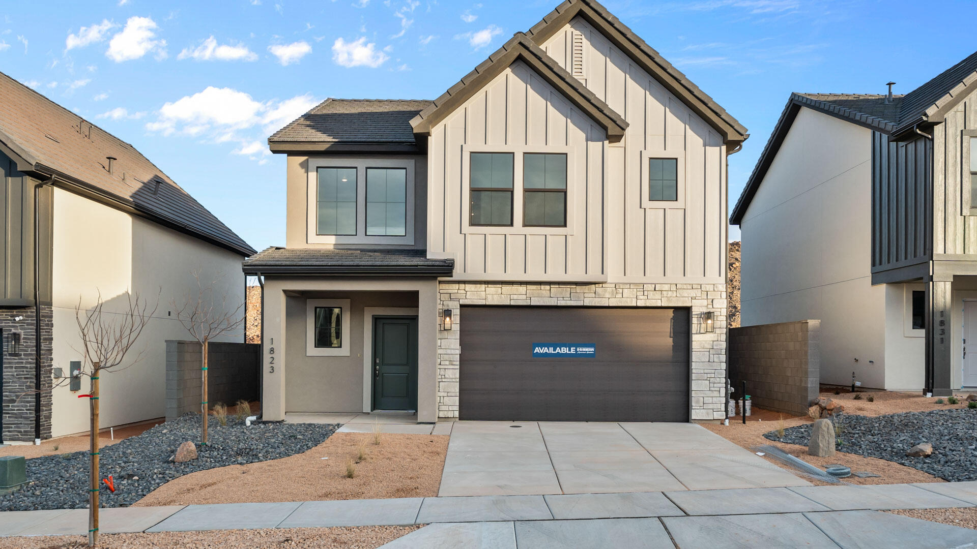 March move-in! Featured in the popular Farmhouse exterior, this new Edgewood floor plan features a walk-in closet in every bedroom and a loft space upstairs here in the desirable community of Long Valley. You will enjoy an oversized backyard, an open floorplan that boasts a kitchen with generous pantry, a large kitchen island with breakfast bar, quartz countertops, stainless appliances and natural gas cooking. Enjoy our community pools, hot tub, pickleball courts, 18 hole putting course and more! Ask me about our generous home warranty and smart home package! ** Special Interest Rates are Available when you use DHI Mortgage in addition to receiving $5,000 toward closing costs. The actual home may differ in color, material, and/or options.