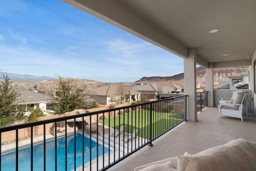 AN OPPORTUNITY NOT TO BE MISSED!
Race on over to the Iron Horse Subdivision & discover sophisticated living in this professionally designed, luxury home!
This remarkable 5 bd, 5 bath home with an office offers 4,102 sq ft with two living areas & laundry on both levels.  Resort-style backyard features a private saltwater pool, sauna, cold plunge, & outdoor kitchen plus a covered 2nd floor patio with stunning Pine Mountain views!  
Main level primary suite, & enormous RV garage  
for all your toys & vehicles.
This home has it all...
Exceptional design, function & lifestyle!