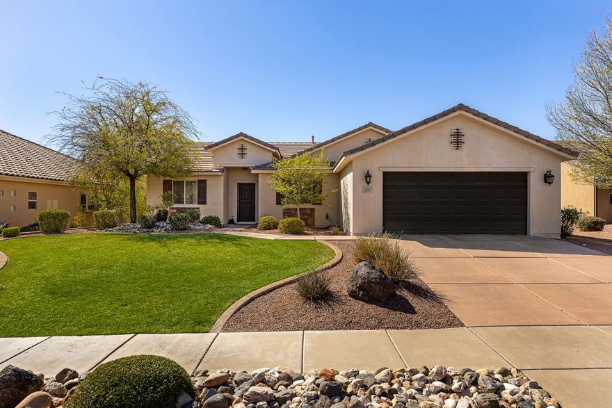 **Tastefully Updated & Move-In Ready!**
Experience low-maintenance luxury in a prime St. George location. This 4-bedroom home at The Terraces at 7 Hills combines high-end finishes with the ultimate ''lock-and-leave'' convenience.

**The Owner's Suite:** Features a *freshly updated master shower*, furniture-grade vanity with stone tops, and an *oversized walk-in closet*.  *Clean Kitchen:* Upgraded with premium, thick-edge granite countertops.
*Easy Care:* Absolutely *NO CARPET*--upgraded tile and engineered hardwood flow throughout the entire home.
**Outdoor Living:** Private backyard with unobstructed, breathtaking sunset views.
**Location, Location:** Ideally situated near Sand Hollow Aquatic Center, Snow Canyon High, and the world-renowned Tuacahn Amphitheater.  This home is in peak condition and ready for it's next chapter!