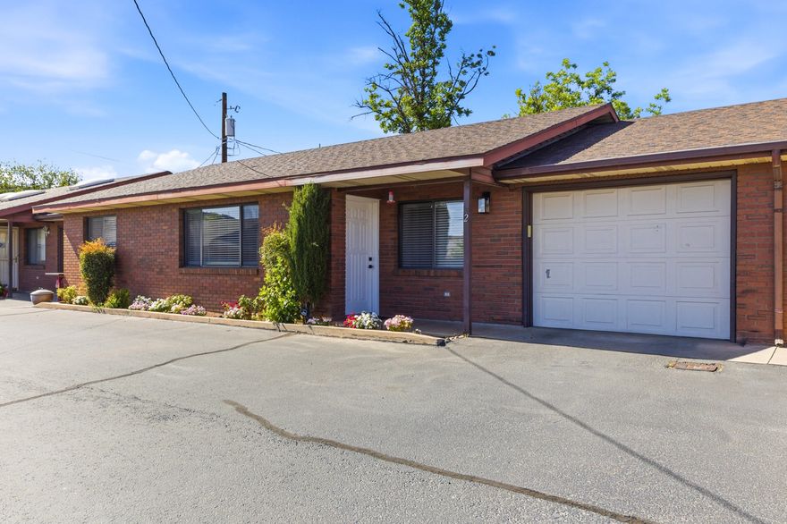Located in the heart of downtown St. George, this charming all-brick home offers convenient, low-maintenance living with a private back patio and 1-car garage. Beautifully updated and within walking distance to parks, shopping, dining, medical services, and other everyday conveniences, this home combines comfort, character, and an unbeatable location.