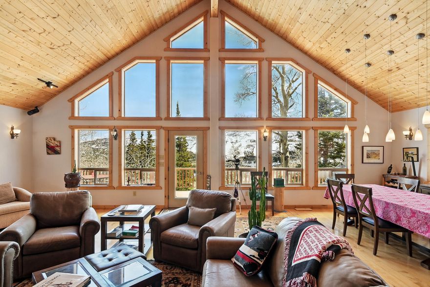 Nestled in the heart of Brian Head, this stunning 3-level, 6-bedroom, 5.50-bath log-sided cabin offers 4,612 sq ft of mountain luxury on a .40-acre lot. Soak in sweeping views of the ski resort and Brian Head Peak from every level—including the indoor jacuzzi! Inside, the great room features a rock fireplace with a warm air intake system, wood floors, and abundant natural light. The chef's kitchen boasts an elevated dishwasher, gas range, large pantry, breakfast nook, and travertine tile. Enjoy wet bars on each level, a wine cellar with a floor safe, a game room with pool table, and a luxurious master with a gas fireplace. Tons of storage, two furnaces, two water heaters, 500 sq ft of decks and two garages. Ideal for both summer and winter. Never rented and meticulously maintained. Two garages (one oversized for vehicles, one for toys) make it ideal for both summer and winter adventures. Additional office/bedroom located off the back side of garage. Basement square footage is a combination of 2 lower floors - this is a 4 level house. This home is the ultimate year-round retreat.