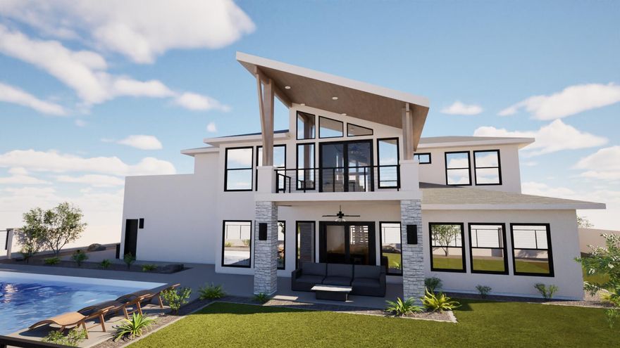 **TO BE BUILT** Welcome to a creatively designed home located in the highly desirable Washington Fields area of Washington, Utah. Situated in an up and coming neighborhood. This property offers a functional layout with comfortable living spaces, natural light, amazing views, an ADU on the main level, a  45 feet long RV Garage, and practical design for everyday living and entertaining. The kitchen provides plenty of storage and workspace while opening to main gathering areas, creating a welcoming flow throughout the home. HOA fee covers maintenance of the detention pond, rock fall wall & trail maintenance..