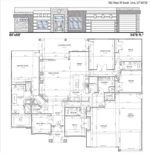 Tiny photo for 562 W 30 S, Ivins, UT 84738 (MLS # 26-273211)
