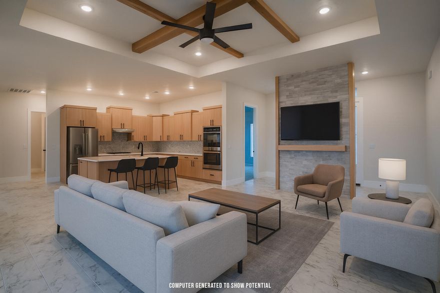 ~High-End Single-Level Home with Massive RV Garage in Old Sorrel Ranch!~

This stunning new SINGLE-LEVEL home in Cedar City's premier Old Sorrel Ranch community. Sitting on a .31-acre lot, this home offers 2,185 sq ft of refined living space, designed with premium finishes, an open concept layout, and exceptional attention to detail throughout. An OVERSIZED RV garage totaling 1,818 sq ft—ideal for RVs, boats, extra vehicles, or the ultimate workshop setup. Whether you're seeking elevated everyday living or need space for all your toys, this home delivers. CONTACT the listing agent today to learn about exclusive buyer incentives and to schedule your private showing!