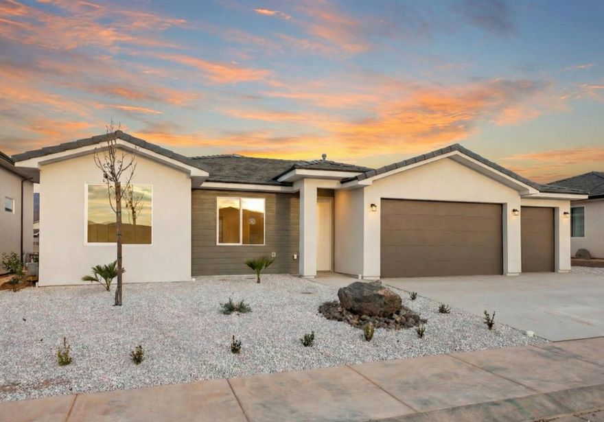 New home in a non-HOA development, offering refined living with the freedom to personalize! Finishing construction, this 3-bedroom, 2-bathroom 3 Car Garage home perfectly blends comfort and functionality. Enjoy beautiful quartz countertops, soft-close doors and drawers, a stunning tile primary shower, durable LVP flooring, and stylish two-tone paint. Added privacy and security with rear and side wall already included. Don't miss the chance to own a brand-new home in a community where you have the freedom to make it yours!