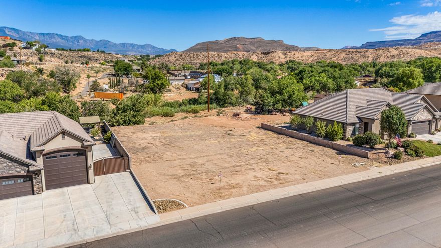 One of the last available lots in the desirable Riverwood Estates has just come on the market, and it's a rare find. This large, flat property backs up to LaVerkin Creek and offers incredible views of Pine Valley Mountain. Located at the gateway to Confluence Park—a 344-acre natural park filled with hiking trails, open space, and endless places to explore—this lot combines natural beauty with convenience.

A hydrant on the property provides irrigation water, and a soils report is already available, making it easier to move forward with your plans. Best of all, there's no HOA, giving you the freedom to design and build the home you've always envisioned. With the creek flowing behind you and the river just steps away, this setting offers a peaceful retreat that's hard to come by. Don't miss this chance to secure one of the last lots in the neighborhoodan ideal place to create your dream home in a stunning natural setting.