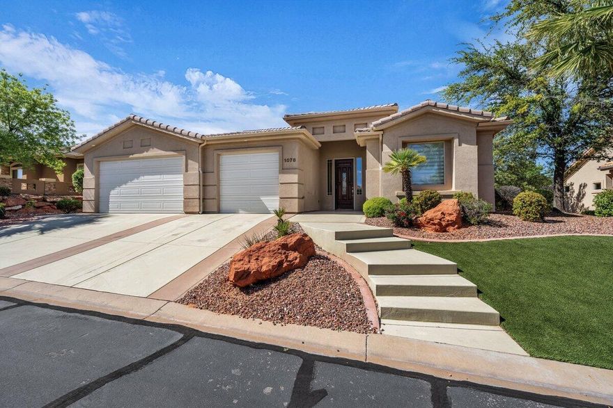 Tucked away in a quiet cul-de-sac within a highly desirable gated community, this beautifully maintained home offers stunning curb appeal with gorgeous landscaping. Inside, you'll love the spacious open floor plan filled with natural light, complemented by fresh new carpet and paint that create a bright, airy, and truly move-in-ready atmosphere perfect for both relaxing and entertaining. The thoughtfully designed kitchen features a large walk-in pantry with abundant storage, while the oversized laundry room adds even more convenience and functionality to the home. The spacious primary suite serves as a peaceful private retreat with a large jetted soaking tub, dual vanities, and an expansive walk-in closet designed for comfort and everyday luxury. Step outside to your own serene backyard oasis featuring a tranquil water feature, mature landscaping, and a relaxing outdoor setting, while the pull-down golf net in the garage adds a unique touch for golf enthusiasts. Residents also enjoy access to incredible resort-style community amenities including a clubhouse, tennis and pickleball courts, indoor and outdoor pools, a fitness center, and more! Buyer to verify all information, deemed reliable, however buyer to verify all info including utilities, rental restrictions, and HOA information if applicable.
