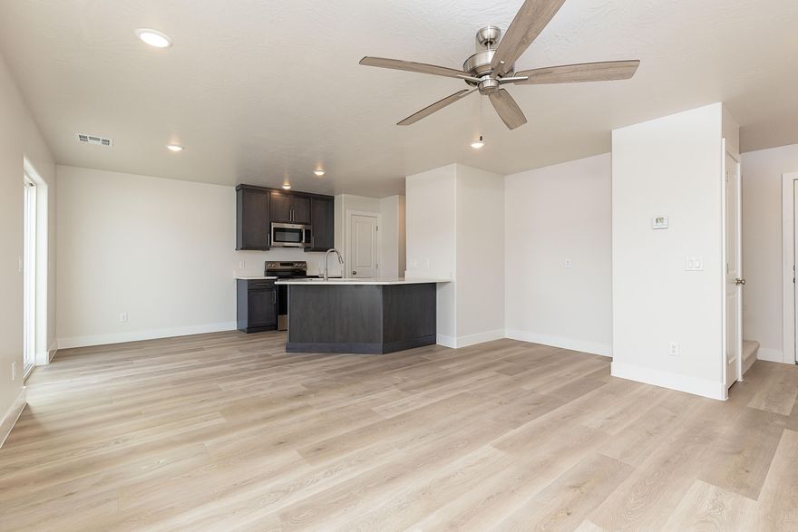 Brand-new construction with modern style and low-maintenance living! This well-built 3-bed, 2.5-bath, 1,484 sq ft Cedar City home features open living spaces, a bright kitchen, complete landscaping, fencing, and a 2-car garage. Enjoy mountain views and quick access to the outdoor recreation Southern Utah is known for-hiking, biking, and weekend adventures. Move-in ready  with window coverings, full landscaping and fencing installed Designed for comfort, convenience, and building your next chapter. Seller is offering $3,500 toward Buyer's Closing Costs when using preferred lender.