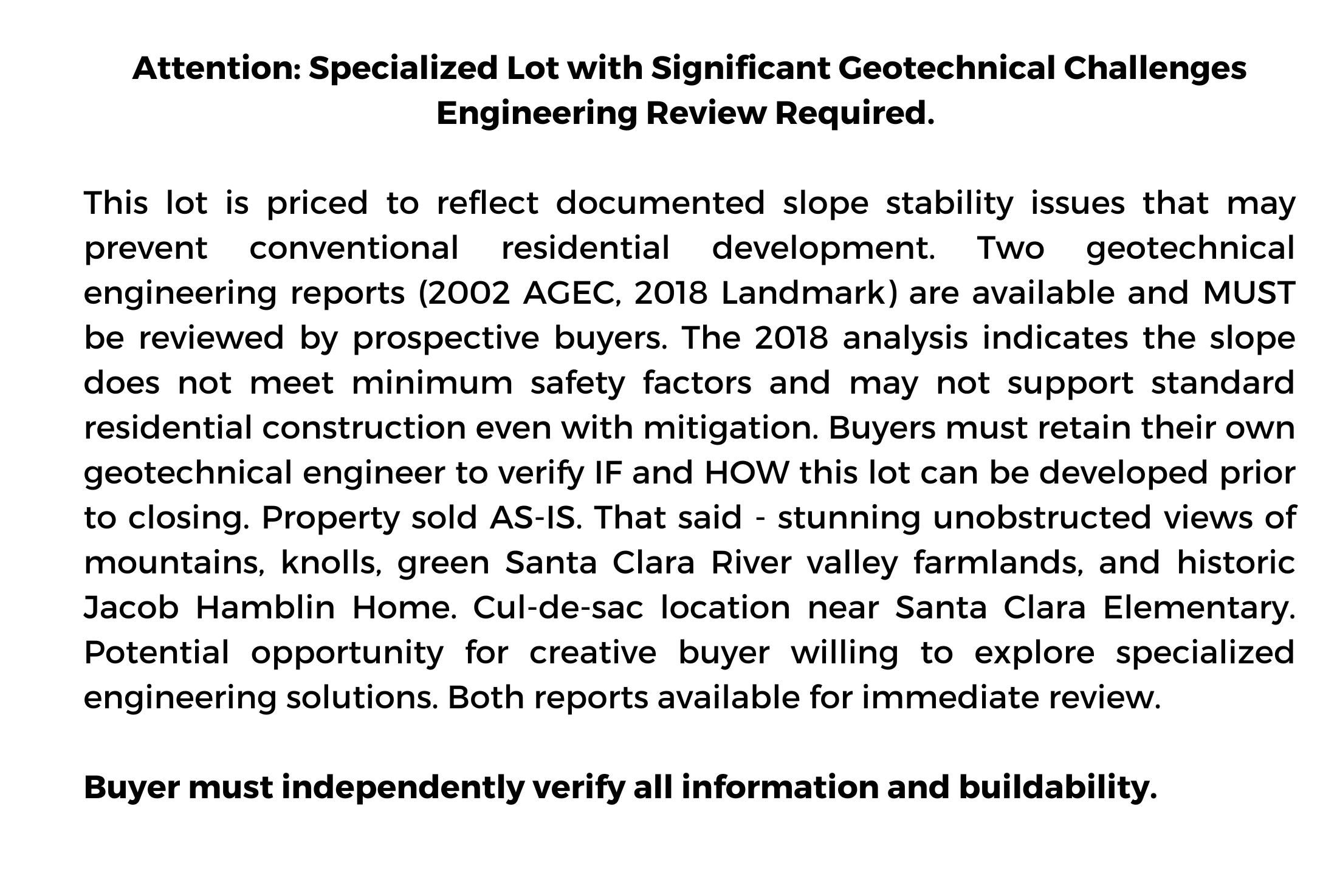 SANTA CLARA SOUTH RIM - Land