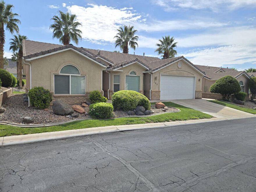 Where can you find a single story 4 bedroom home for a price like this?  Used only as a 2nd home, this unit is being sold 'furnished' as well.  All you need to do is bring your clothes and food!  Tastefully decorated with neutral paint and flooring, as well as furniture... all bedrooms also have beds so it is ready to go!!  The kitchen features a sink window that looks out to the quiet pond and patio in back.  You won't find a better value for a 4 bedroom home that could fit for a couple, a family with kids, or as a 2nd home.  All buyers must have lender pre-approval or cash.