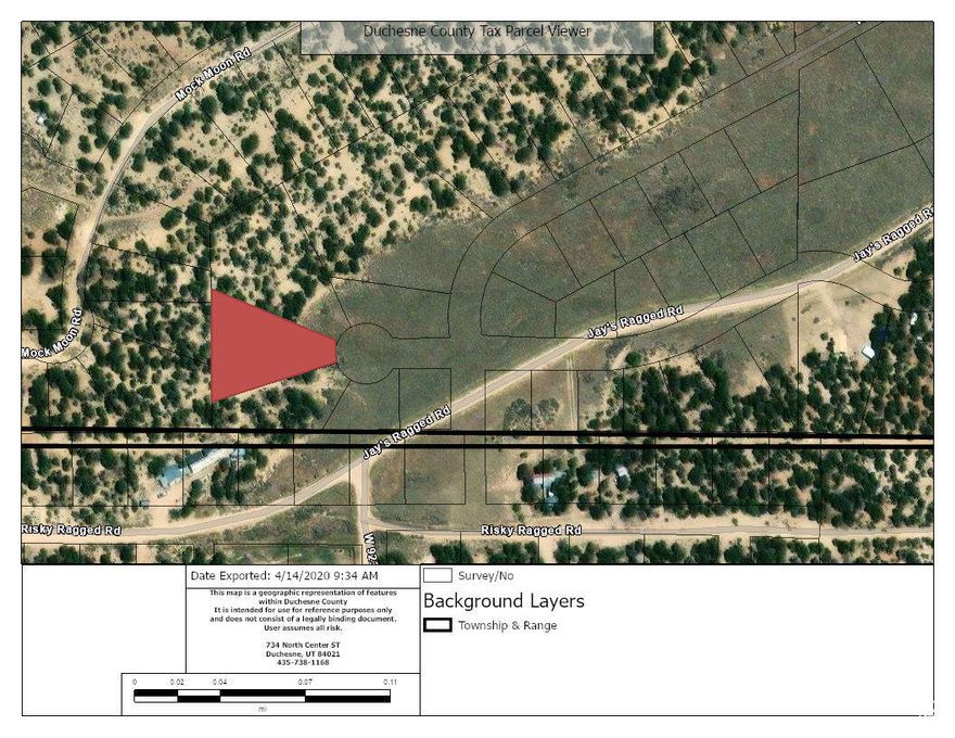 55 Acre Recreation lot located in Pinion Ridge. Located close to Strawberry & Starvation Reservoir. Buyer & Buyers agent to verify all information
Lot 54, Plat #2, Pinion Ridge Subdivision; Serial #PR-0002-0054; 00-0015-9354