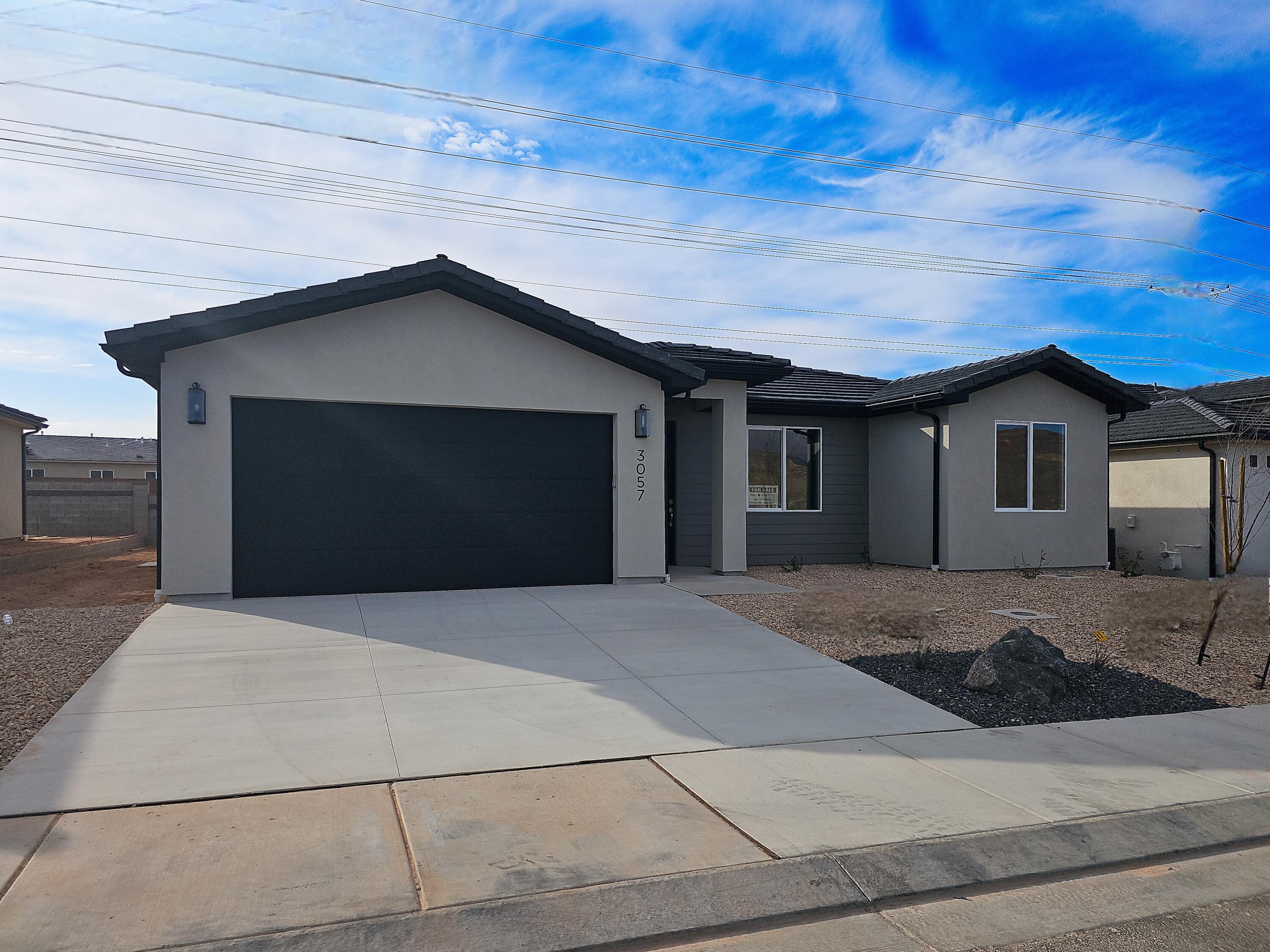 NEW HOME! Move-in ready. Come and experience the freedom and Beauty of the NO HOA Peregrine Pointe West in this amazingly crafted home. With attention to detail including 3 tone paint, LVP flooring and soft close cabinet doors and drawers, tile shower and tub surrounds, quartz counters, and even a tankless water heater with built-in recirc pump. Homeowners will enjoy a big backyard with a back wall and enough space on the side of the home to park an RV, trailer or other toys. Seller offers preferred lender incentive ask us how to qualify!