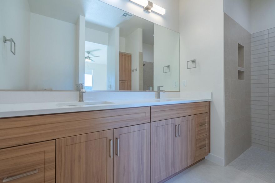 The Aurora showcases refined design and modern elegance in a thoughtfully crafted floor plan ideal for primary living, second-home use, or investment potential. This 2-bedroom, 2-bath residence features a sophisticated open-concept layout connecting the kitchen, dining, and great room, creating a seamless space for entertaining and everyday comfort. The primary suite offers a private bath and walk-in closet, while the secondary bedroom is positioned for enhanced privacy, ideal for guests or a home office. Abundant natural light, contemporary finishes, and optional outdoor living upgrades elevate the home's appeal. Community amenities include a resort-style pool, BBQ area, and playground coming soon. Builder warranty included. Home must be under contract by January 15, 2026 to qualify at this pricing. Builder offers no upgrade costsall finishes and features shown are included as the builder's standard. Every detail comes upgraded, providing exceptional value with premium selections already built in.