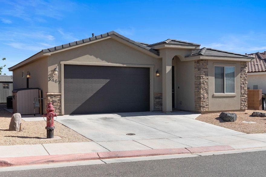 Inviting and exceptionally well-maintained 2 bedroom, 2 bathroom home offering approximately 1,100 sq ft in a desirable Hurricane location near Sand Hollow. This beautiful home has been lovingly cared for and offers a warm, comfortable feel throughout. The functional layout makes great use of the space while providing an easy, low-maintenance lifestyle. Whether you're looking for a primary residence, second home, vacation getaway, or investment opportunity, this property offers flexibility and convenience in an incredible location. Enjoy being just minutes from Sand Hollow Reservoir, golf, hiking, off-road recreation, and everything Southern Utah living has to offer. A well-cared-for home with pride of ownership that truly shows.