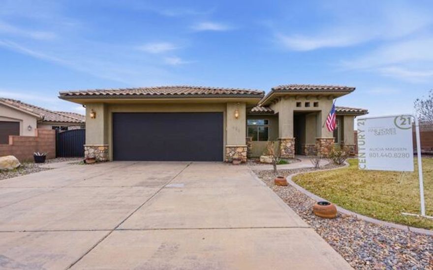 YOUR OWN PRIVATE POOL! Discover your dream home in the sought-after Sienna Hills community. This stunning property sits on a large corner lot, featuring a private pool and a tall cinderblock fence for ultimate privacy. The spacious side yard includes a shed for extra storage, perfect for all your needs. Enjoy outdoor living under the covered back patio with motorized outdoor sunshades ideal for relaxing mornings or peaceful evenings. The home boasts large windows with natural light, creating an inviting atmosphere. The updated kitchen features custom cabinets, granite countertops, and Samsung appliances Additional highlights include a front office for your work-from-home needs, a guest room and bathroom for visitors, and a luxurious owner's retreat. The owner's suite offers a built-in dres