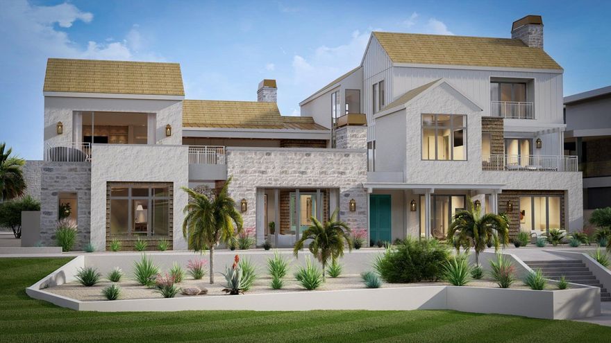 Welcome to your ultimate desert oasis! This luxury estate in Desert Color offers endless entertainment. Located near the 2.5 acre lagoon and adjacent to the new heated pool and pavilion, the home provides unparalleled amenities. Enjoy a private courtyard pool with a mesmerizing waterfall, a state-of-the-art golf simulator, and a custom theater room with plush seating. The expansive game room and sports bar are perfect for hosting memorable gatherings.

Sleeping over 52 guests, it's ideal for large family reunions or retreats. High-end finishes throughout add sophistication to every corner. Conveniently access Desert Color's vibrant amenities, including lagoon activities, pickleball courts, and more. Build by Cedar Pointe Homes.