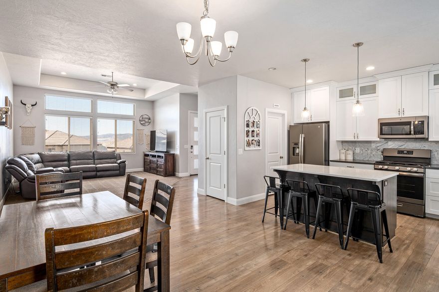 Located in a safe, welcoming neighborhood, this home is the perfect opportunity for first-time homebuyers or a small family to begin their future. With a master and two additional bedrooms and a dedicated laundry room, every inch of this home provides comfort and convenience. Solar and furniture are included.