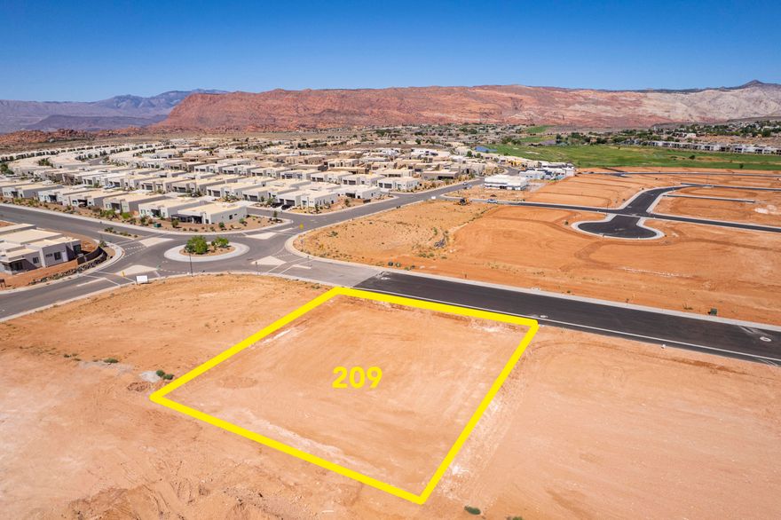Prime .48 acre lot in the beautiful High Point subdivision at the Ledges of St. George.  Enjoy stunning views of Snow Canyon, Fish Rock and the Ledges Golf course.  Perfect for  a custom home surrounded by red rock beauty and outdoor adventure.