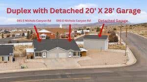 Photo of 591-593 E Nichols Canyon Road + RV Garage #+ RV Garage, Cedar City, UT 84721 (MLS # 26-274152)