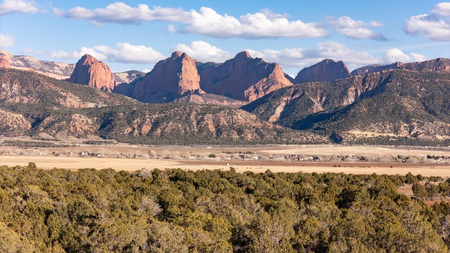 Rare opportunity to own 5 pristine acres in the breathtaking New Harmony area! This incredible parcel includes 1 acre foot of water and offers panoramic views in every direction, including stunning vistas of the Kolob Five Fingers. Enjoy wide open space, fresh mountain air, and unforgettable sunrises and sunsets from your own piece of Southern Utah paradise. Ideal for a private estate, family retreat, or investment opportunity. Prime location with natural beauty that must be seen to be fully appreciated. Don't miss this one-of-a-kind property!